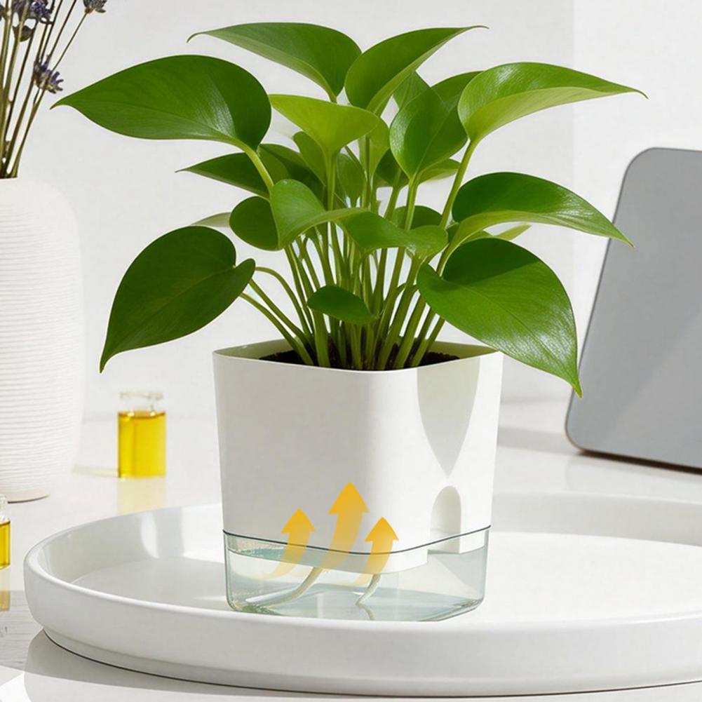 Aloe Vera Pot - Automatische watergevende bloempotten Zelfwatergevende bloempot Binnenplantenpot