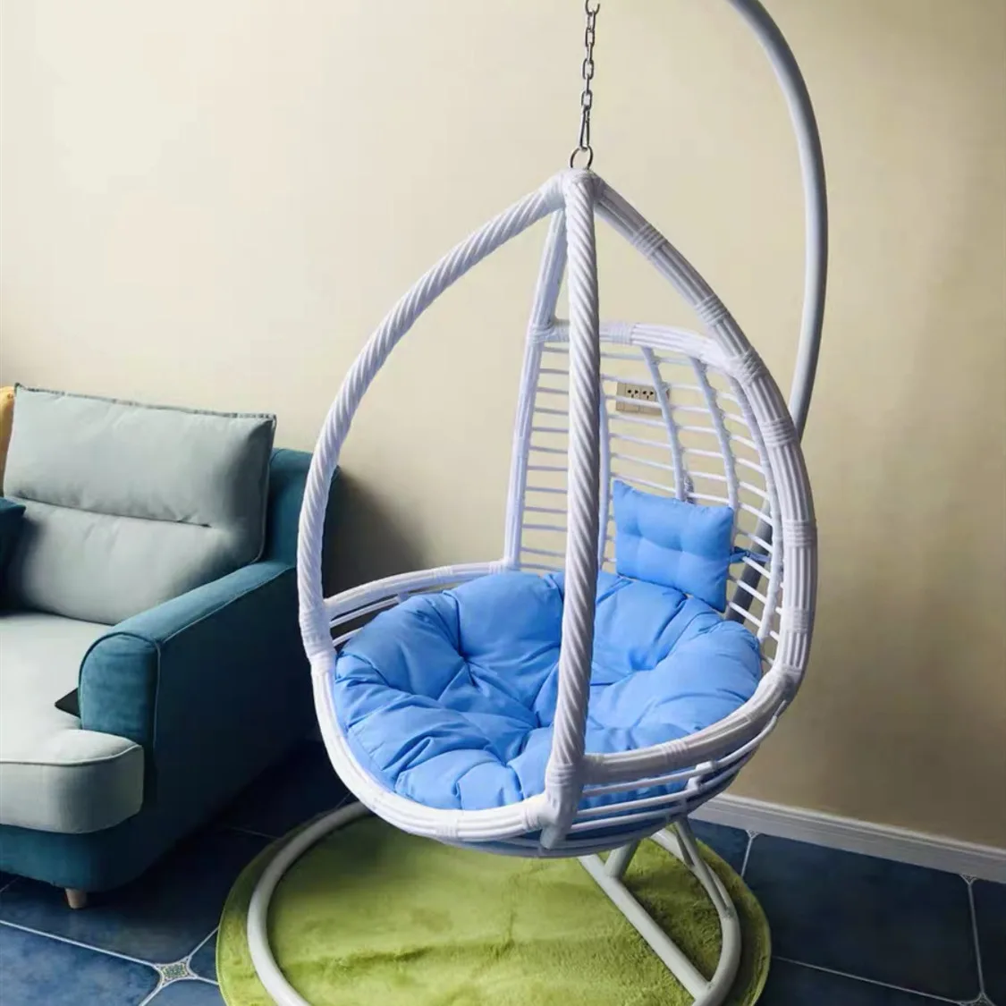 Spider Plant Hanging - hangstoel van rotan, hangstoel voor thuis,